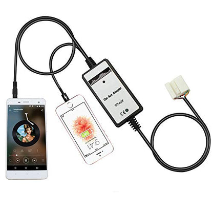 Honda aux Adapter with Y Cable for The CD Changer Port is Occupied by Other
