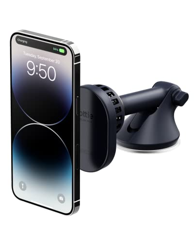 iOttie Velox Pro MagSafe Compatible Dash & Windshield Car Mount with Wireless Charging & CryoFlow™ Cooling Compatible with MagSafe Phones Including iPhone 12/13/14/15/16 Series (Car Charger Included) - style: Qi Wireless Charging