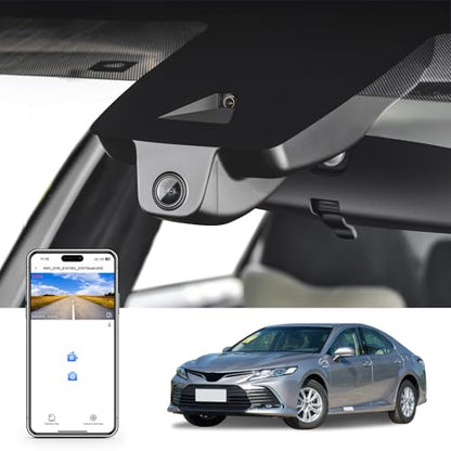 Mangoal 4K Dash Cam for Toyota Camry & Hybrid 2018 2019 2020 (Model B) - style: Model B Front 4K Only
