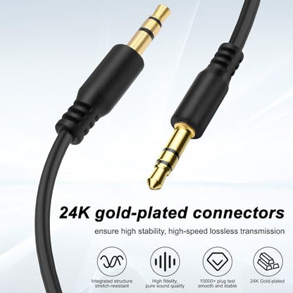 XMSJSIY 3.5mm TRS 1 to 5 Y Splitter Stereo Audio Extension Cable