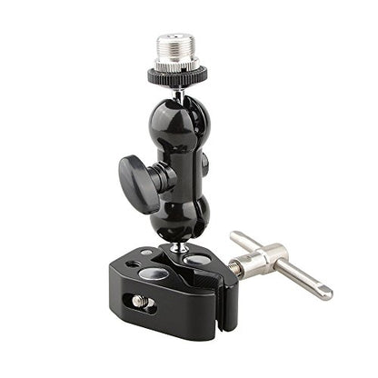 CAMVATE Crab clamp & Mini Ball Head Camera Mount for Microphones - 1196 - size: 5 x 12 x 2.2 cm