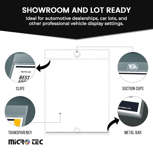MICRO TEC Buyers Guide Document Holder Pouch Kit - 8.5 x 13 Clear 50 Pack - size: Pack of 50