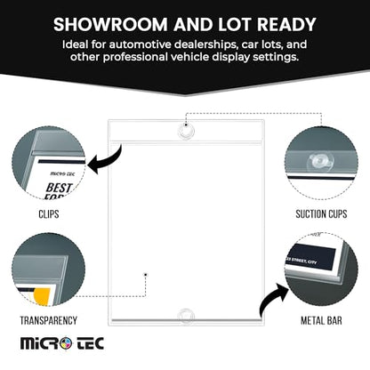 MICRO TEC Buyers Guide Document Holder Pouch Kit - 8.5 x 13 Clear 50 Pack - size: Pack of 50