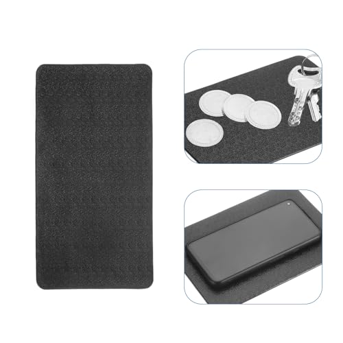 HARFINGTON Car Dashboard Anti-Slip Mat 10.6" x 6" Universal Sticky Dash Pad Washable Reusable Car Non-Slip Mats for Phone Keys Sunglasses Electronic Devices, Black - size: 10.6" x 6"