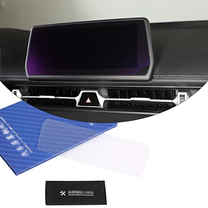 GPS Screen Protector Foils Fit for Toyota Supra GR A90 A91 MK5 2019-2026 Navigation Screen Protector, Center Touch Display Anti Scratch Tempered Glass Protective Film (Transparent)