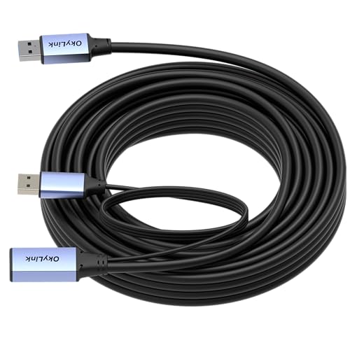 OkyLink Active USB 3.0 Extension Cable A to A, Male to Female 32ft - color: USB3.0(5Gbps), size: 32ft (10m)