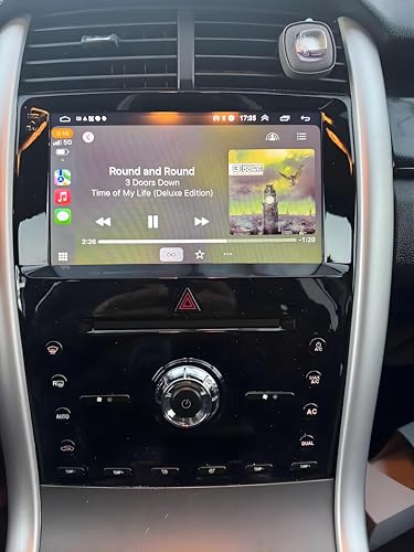 9 Inch Car Stereo Radio for Ford Edge 2010-2015 Built-in WiFi/Bluetooth/GPS 2014 2013 2012 2011 IPS Touch Screen Car Audio Receiver w/carplay/w/Android Auto Backup Camera 2G+32G for High Trim