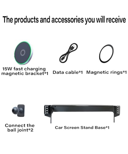 Car Phone Mount for 2024 2025 2026 Toyota Tacoma/2025 4Runner Accessories - size: fit for 2024-2026 Tacoma/2025 4Runner (14 Inch)