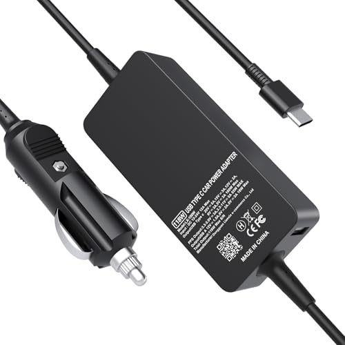 100W Laptop Car Charger USB-C for Dell/Lenovo/LG/HP/Samsung/MacBook Pro/Air