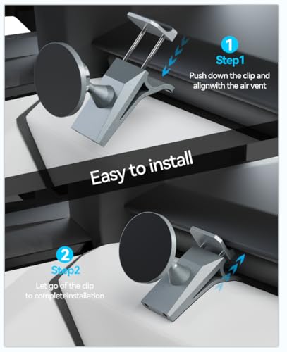Phone Mount for Tesla Cybertruck The Ultimate Magnetic Phone Holder for Tesla Cybertruck Accessories | 360° Adjustable All-Metal Dash Mount with Strong Magnets Secure Clip-On Design Leaves No Residue - size: Cybertruck, Dashboard