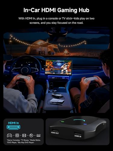 Magic AI Box, Wireless CarPlay/Android Auto Adapter, Car Video Box Supports for Netflix/YouTube/TikTok/TF Card, DriveChat AI Smart Box with GPS/Dual Bluetooth - color: Satin Gray