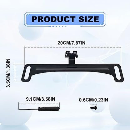 Universal Car Rear View License Plate Bracket - Mirror Mounted Rearview Camera Kit - Reverse Camera Installation Holder