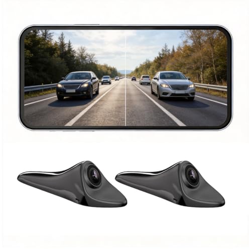 6.25 inch car Blind Spot Camera Surveillance System - color: Black-A65