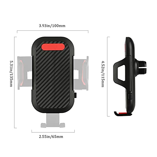 360° Car Windshield Mount Cradle Holder Stand for iPhone Mobile Cell Phone GPS Flexible Gooseneck Long Arm, Strong Suction Stabilizer