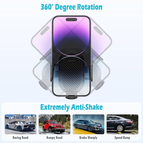 Car Phone Holder Fits for Lexus NX 200t/NX 300/NX 300h 2015-2021 Accessories,Thick Cases Friendly,Cell Phone Mount for 4.7-7 in Phones,360 Degree Rotation,Easy to Install - size: NX 200t/NX 300/NX 300h 2015-2021