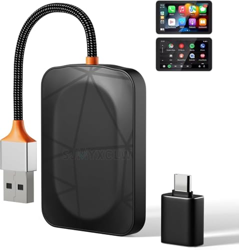 Wireless Adapter Compatible with CarPlay & Android Auto for Cars 2016-2026