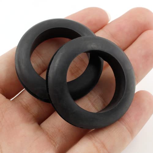 12 Pcs Rubber Grommet, 1-1/5" ID 1-1/3" Hole, Black - color: Black, size: 30mm (1-1/5 inch)