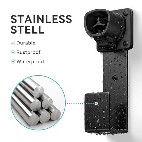 EV Charger Holder - Tesla Connector, Nozzle Holster Dock and J-Hook Combination, EV Cable Holder Wall-Mount Electric Vehicle Charger - size: For Tesla