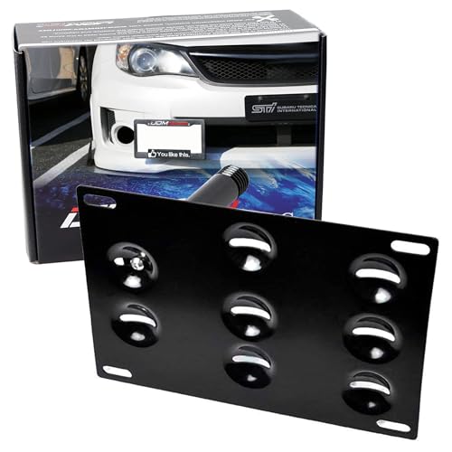 iJDMTOY Tow Hook License Plate Mounting Kit for Subaru WRX/WRX STI