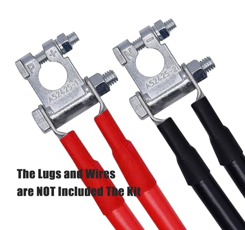 Ampper Top Post Military Spec Battery Terminal and Cover for Marine Car Boat RV Vehicles and More (Cover) - size: Cover