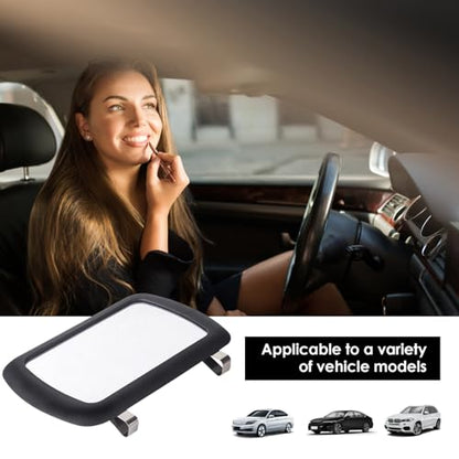 Car Sun Visor Vanity Mirror, HD Clip-on Makeup Car Mirror Vanity, Black