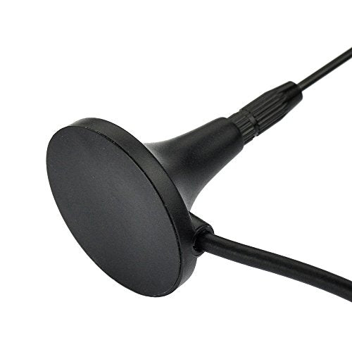 Bingfu Universal Car Stereo FM AM Radio Antenna Magnetic Base Aerial for Vehicle Truck SUV Truck RV Marine Boat Car Stereo Audio Radio Head Unit CD Media Receiver Player
