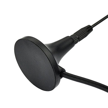 Bingfu Universal Car Stereo FM AM Radio Antenna Magnetic Base Aerial for Vehicle Truck SUV Truck RV Marine Boat Car Stereo Audio Radio Head Unit CD Media Receiver Player