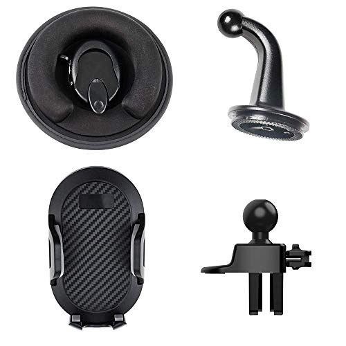 Cell Phone Vehicle Mount,Dashboard Beanbag Friction Mount,2 in 1 Dashboard Mount and Car Air Vent Holder,for iPhone Android and Other Smartphones