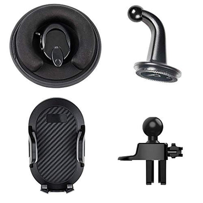 Cell Phone Vehicle Mount,Dashboard Beanbag Friction Mount,2 in 1 Dashboard Mount and Car Air Vent Holder,for iPhone Android and Other Smartphones