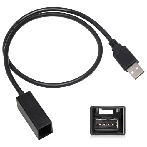 RED WOLF Car Factory Radio USB Port Retention for 2008-2021 Honda CR-V Odyssey Accord, Mitsubishi Triton Outlander Aftermarket Stereo OE USB Retain Adapter Wiring Harness Connector Cable