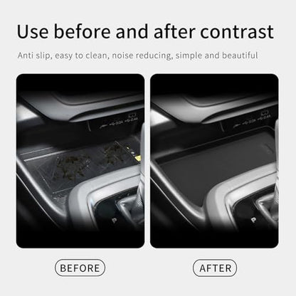for CrossTrek/Impreza 2024 2025 2026 Center Console Storage Protective Mat - size: for Crosstrek/Impreza 2026 2025 2024