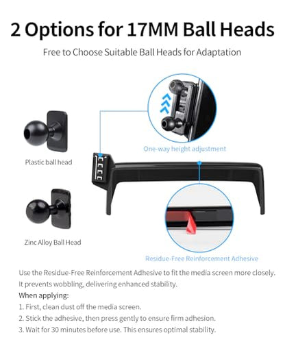 Wireless Charger Car Phone Holder for BMW X5/X6 2014-2018, 10.2"Screen Clip
