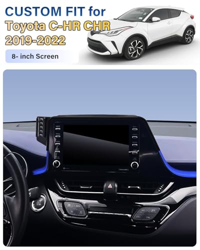 SKYLOTEC Magnetic Charger Phone Holder for Toyota C-HR 2019-2022 8-inch - color: Magnetic Wireless Charger, size: C-HR CHR 2019-2022