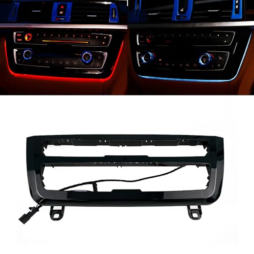 Center Two-color Ambient Light For BMW 3 4 Series 3GT M3 M4 - color: Piano Black