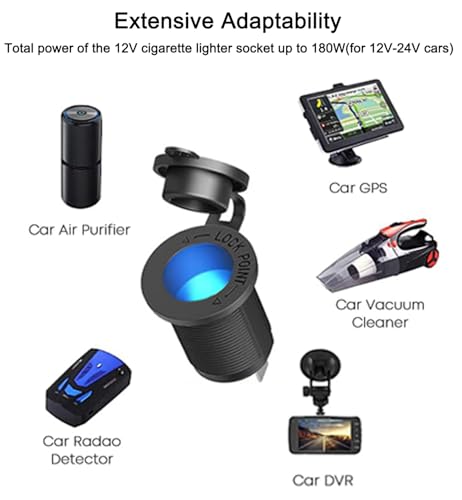 2-in-1 Marine Switch Panel USB Charger Cigarette Lighter Voltmeter Boat - size: 2in1 Dual PD3.0 and QC3.0