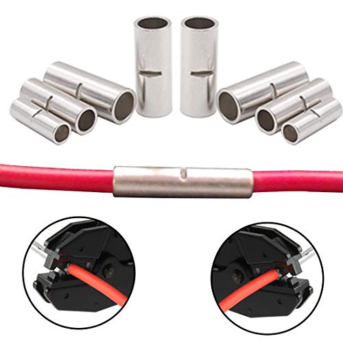 Butt Splice Connector Kit, 88pc Heat Shrink Butt Connectors, 4/6/8 AWG Waterproof Pure Copper, for High Current Car Audio, Marine Battery, Power and Ground Wire Cable Connections