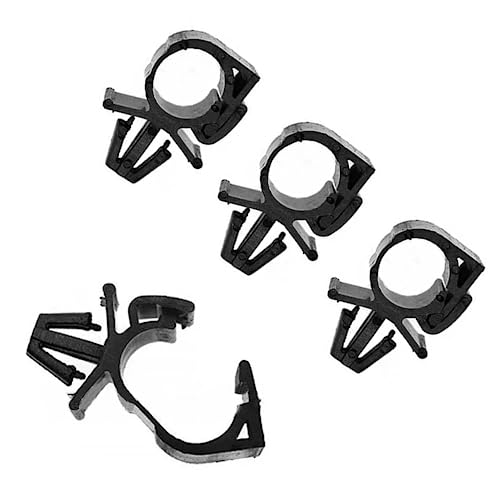 15 Pack Car Wire Loom Routing Clips OD 1/2" Push Mount Car Wire Loom Clips Fuel Line Retainer Bracket for GM Ford Jeep Boat Trailer UTV Lawn Mower Wrangler Sedan UTV Engine Fuel Hose Pipe Cable