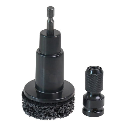 Inner Rim Cleaner & Wheel Hub Rust Removal Tool,Drill Attachment for Brake Parts, Automotive Wheels, and Electrical Connectors,All-in-One Hub Cleaning Kit