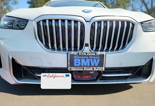 STO N SHO License Plate Bracket Made for 2024-2026 BMW X5 40i/50e Non M Sport - size: 2024-2026 X5 40i/50e non M Sport