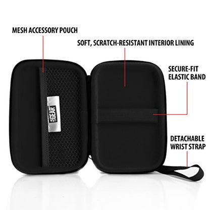 USA Gear Ghost Hunting Equipment Case Fits Spiritbox EMF Meter, Sam and Colby XPLR Spirit Box, & More - Paranormal Equipment Case with Elastic Strap, Scratch Resistant Interior, Case Only (Galaxy) - color: Galaxy
