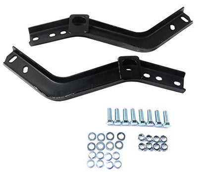 Evan Fischer Step Bumper With Mounting Bracket/s for Toyota Pickup 1989-1995 Face Bar & Pads Powdercoated Steel w/o Parking Aid Sensor Holes USA Built Vehicle Replaces # 002283591101-PFM