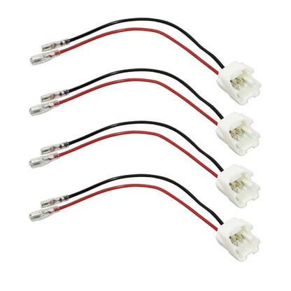 4PCS Car Door Speaker Wiring Harness Adapter Connector Plug Compatible with Nissan Sentra Altima Rogue 2004-2019, Infiniti M35 G35 Q40 G25 QX70 2006-2018