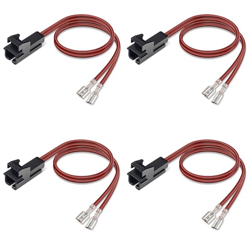 4 Pcs 72-4568 Speaker Harness,Speaker Wiring Harness for Chevy GMC Cadillac - style: 72-4568*4pcs