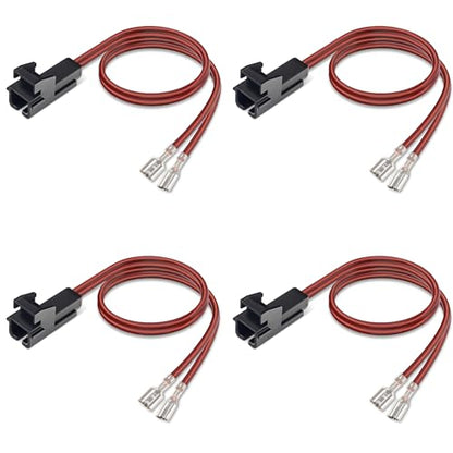 4 Pcs 72-4568 Speaker Harness,Speaker Wiring Harness for Chevy GMC Cadillac - style: 72-4568*4pcs