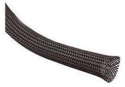 Techflex CCP1.50BK25 Flexo Clean Cut 1 1/2-Inch Braided Cable Sleeve, Black - 10 Feet - color: 10 Feet, size: 1.5 Inch