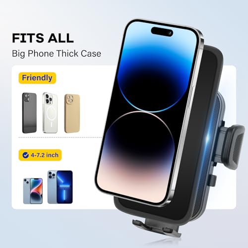 Car Phone Holder Compatible with Honda CRV 2023-2025 9 inch Screen Cell Phone Mount with Dash Organizer Dash Storage Box 360° Rotation - size: 2023-2025 Honda-CRV 9-inch
