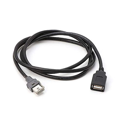 Aftermarket Android Car Radio Stereo 4 Pin Original USB Cable Adapter Male to USB Plug Connector Cord Compatible for KIA Hyundai Tucson Elantra Mistra - style: Male to USB Adapter