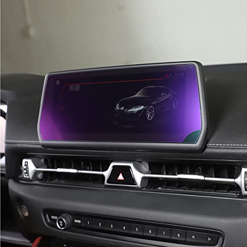 GPS Screen Protector Foils Fit for Toyota Supra GR A90 A91 MK5 2019-2026 Navigation Screen Protector, Center Touch Display Anti Scratch Tempered Glass Protective Film (Transparent)