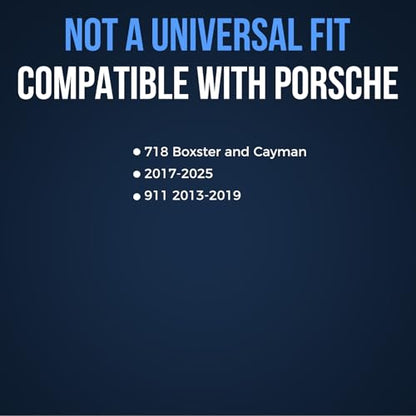 No Drill License Plate Bracket Fits Porsche 718 Boxster and Cayman /911