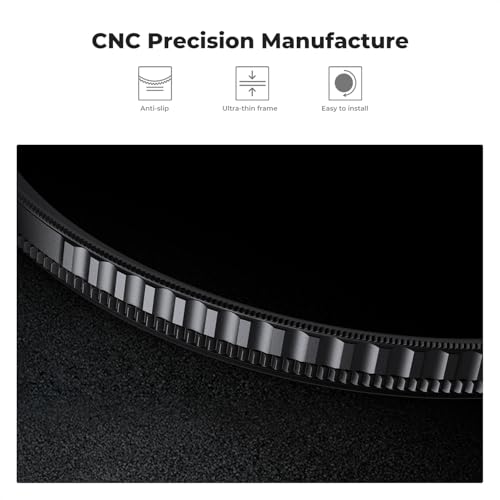 K&F CONCEPT 62mm Black Diffusion 1/4 & Circular Polarizing in-1 Filter - size: 62mm